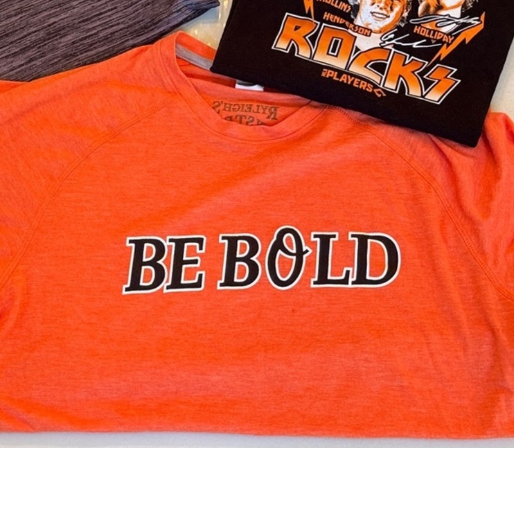 Baltimore orioles be bold t-shirt Ryleigh’s oysters shirt XXL